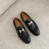 HERMES Paris Loafer Casual Shoes