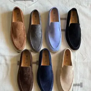 Loro Piana Summer Suede Loafers
