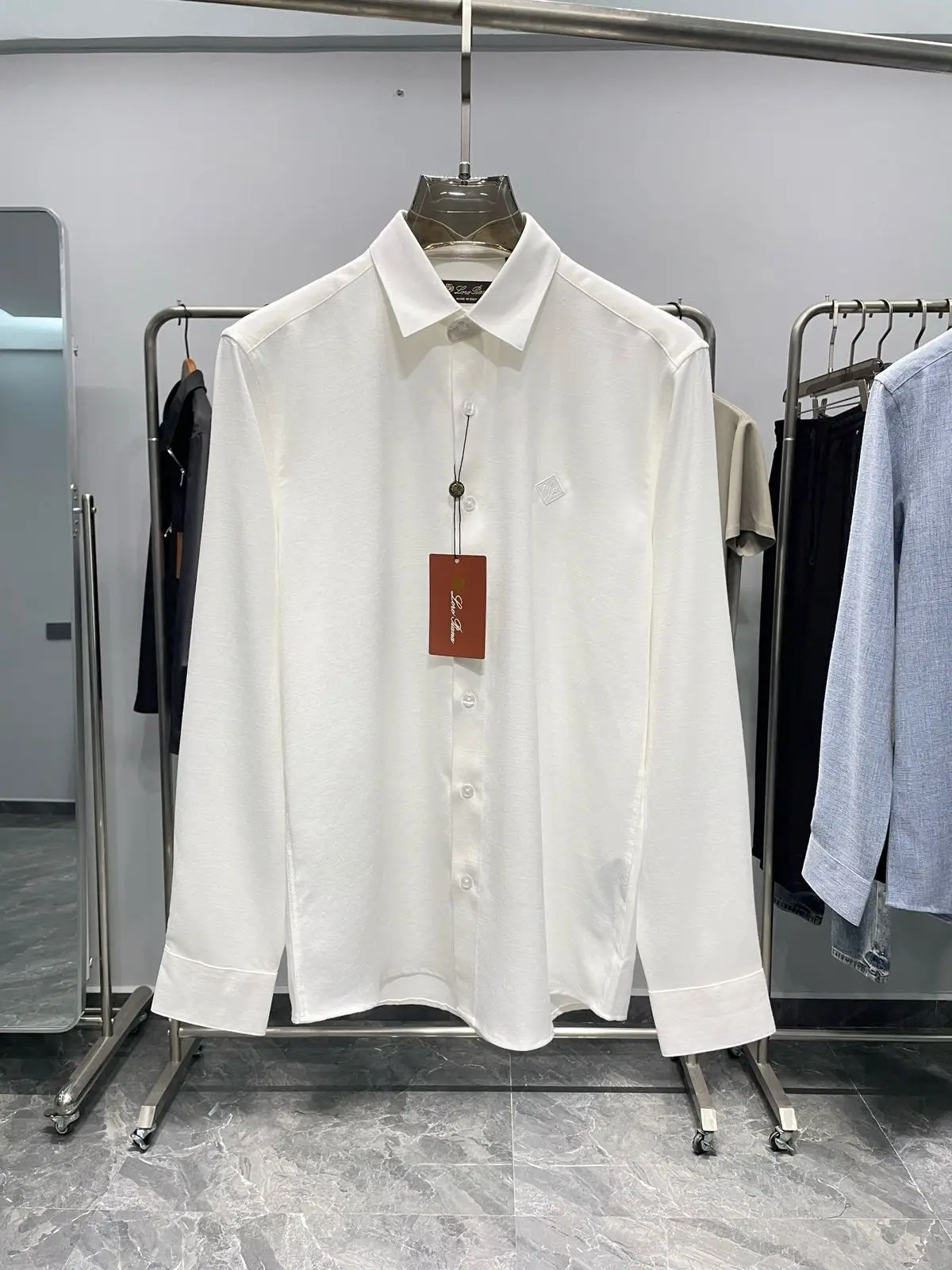 LORO PIANA Slim Fit Cotton Shirt LORO PIANA Slim Fit Cotton Shirt