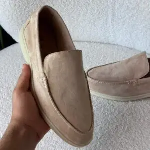 Loro Piana Split Suede Deck Shoes