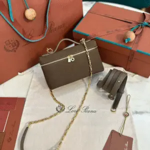 LORO PIANA x Jimmy Choo Avenue Wallet Chain Bag