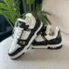 Louis Vuitton Trainer Black & White Sneakers