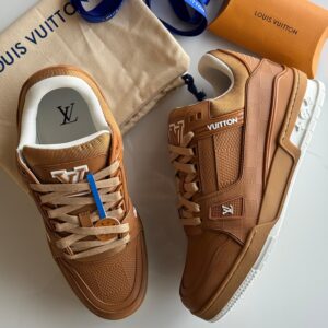 Louis Vuitton Trainer Distressed Sneaker