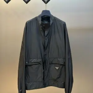 PRADA RE-NYLON Jacket with Logo