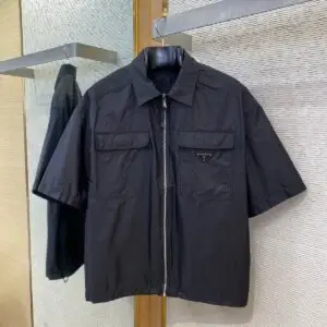 PRADA Oval Square Shine Shirt