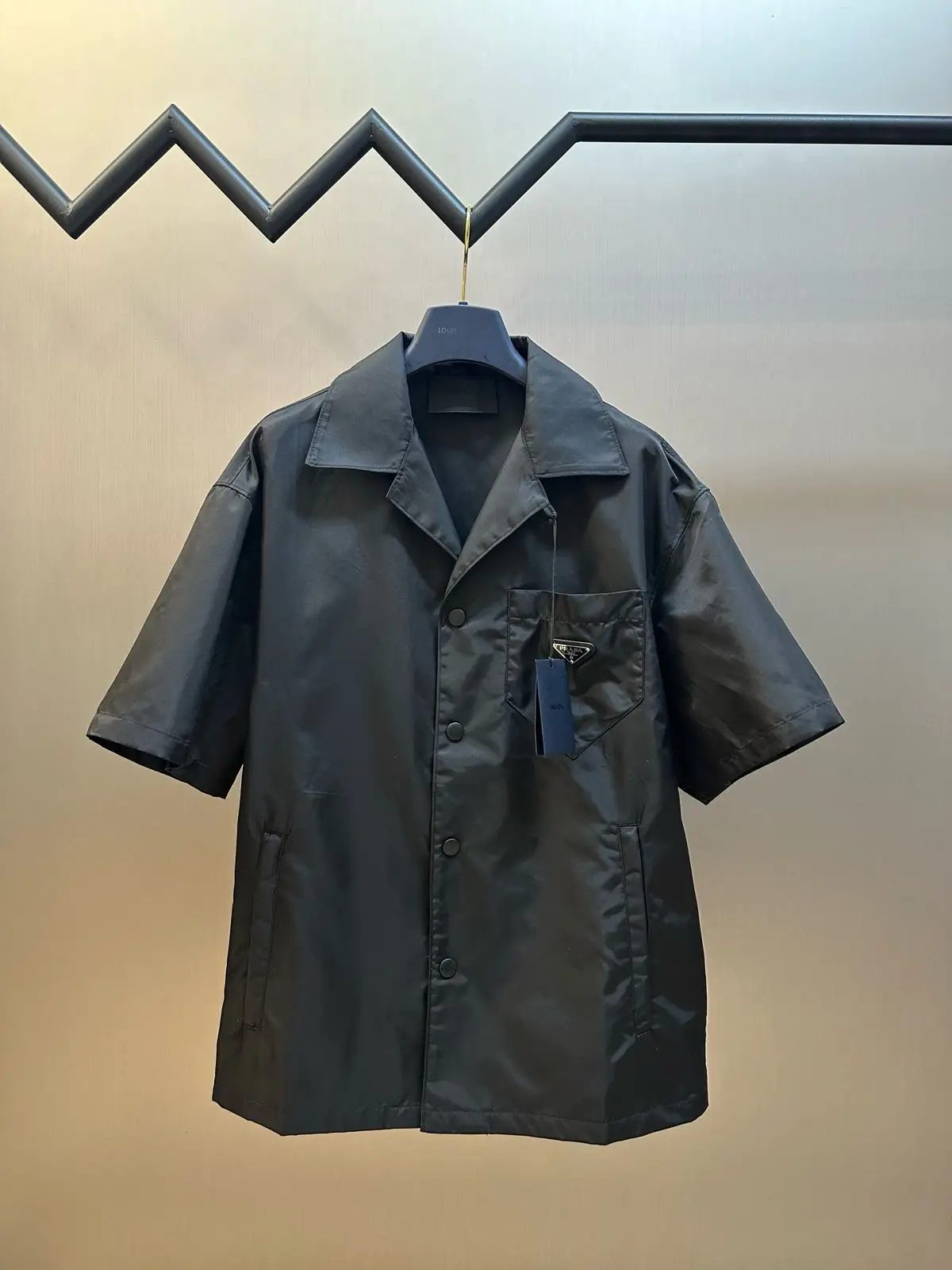 PRADA Re-Nylon Short Sleeved Shirt PRADA Re-Nylon Short Sleeved Shirt