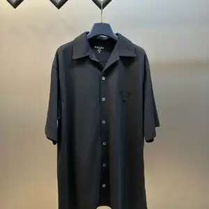PRADA Vintage Distress Denim Shirt