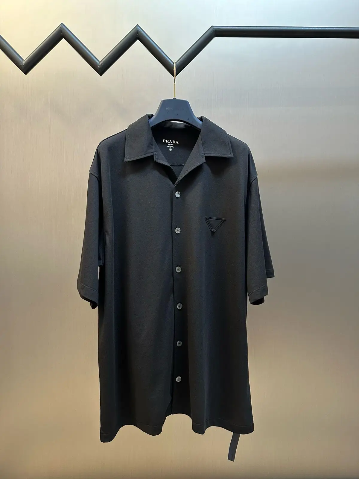 PRADA Vintage Distress Denim Shirt PRADA Vintage Distress Denim Shirt