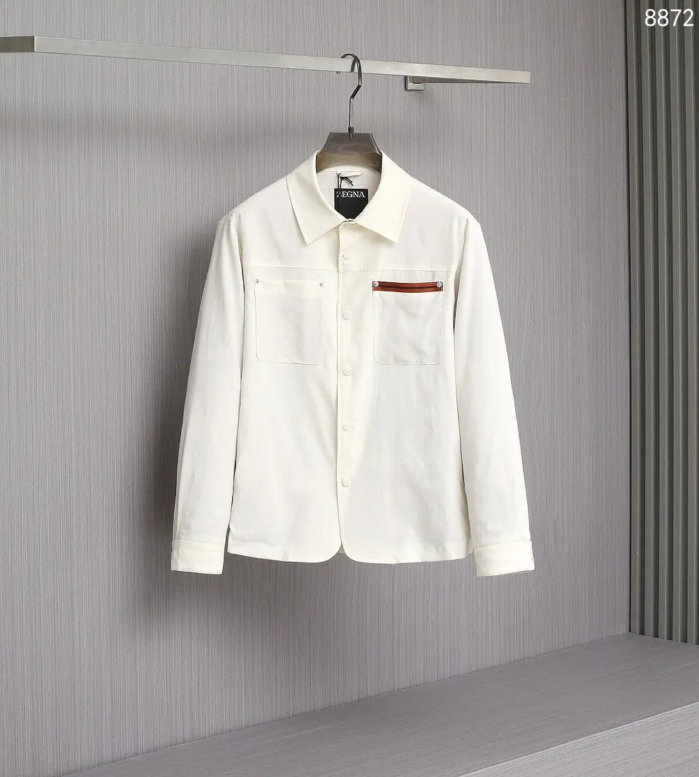 ZEGNA White Oxford Shirt ZEGNA White Oxford Shirt