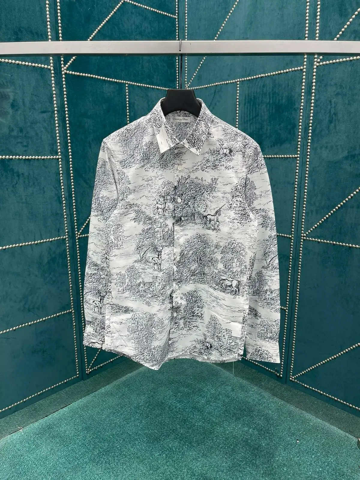 DIOR ABSTRACT PRINT OVERSHIRT DIOR ABSTRACT PRINT OVERSHIRT