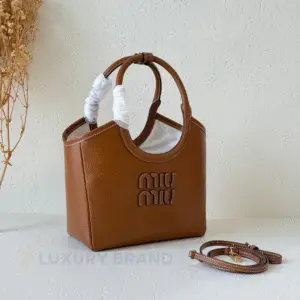 MIU MIU Ivy Leather Tote Bag
