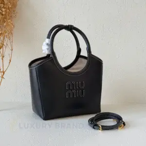 MIU MIU Ivy Leather Tote Bag