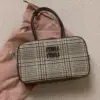 MIU MIU Tartan Check Top Handle Bag