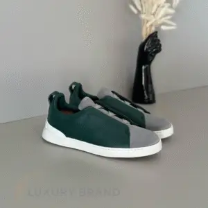 ZEGNA Triple Stitch Low Top Sneaker