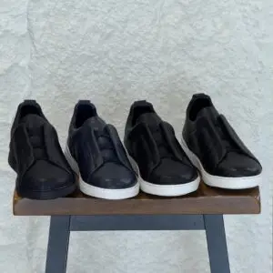 ZEGNA Triple Stitch Second Skin Sneakers