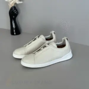 ZEGNA Deerskin Triple Stitch Sneaker