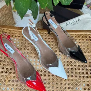 ALAIA Cœur Slingback Pumps