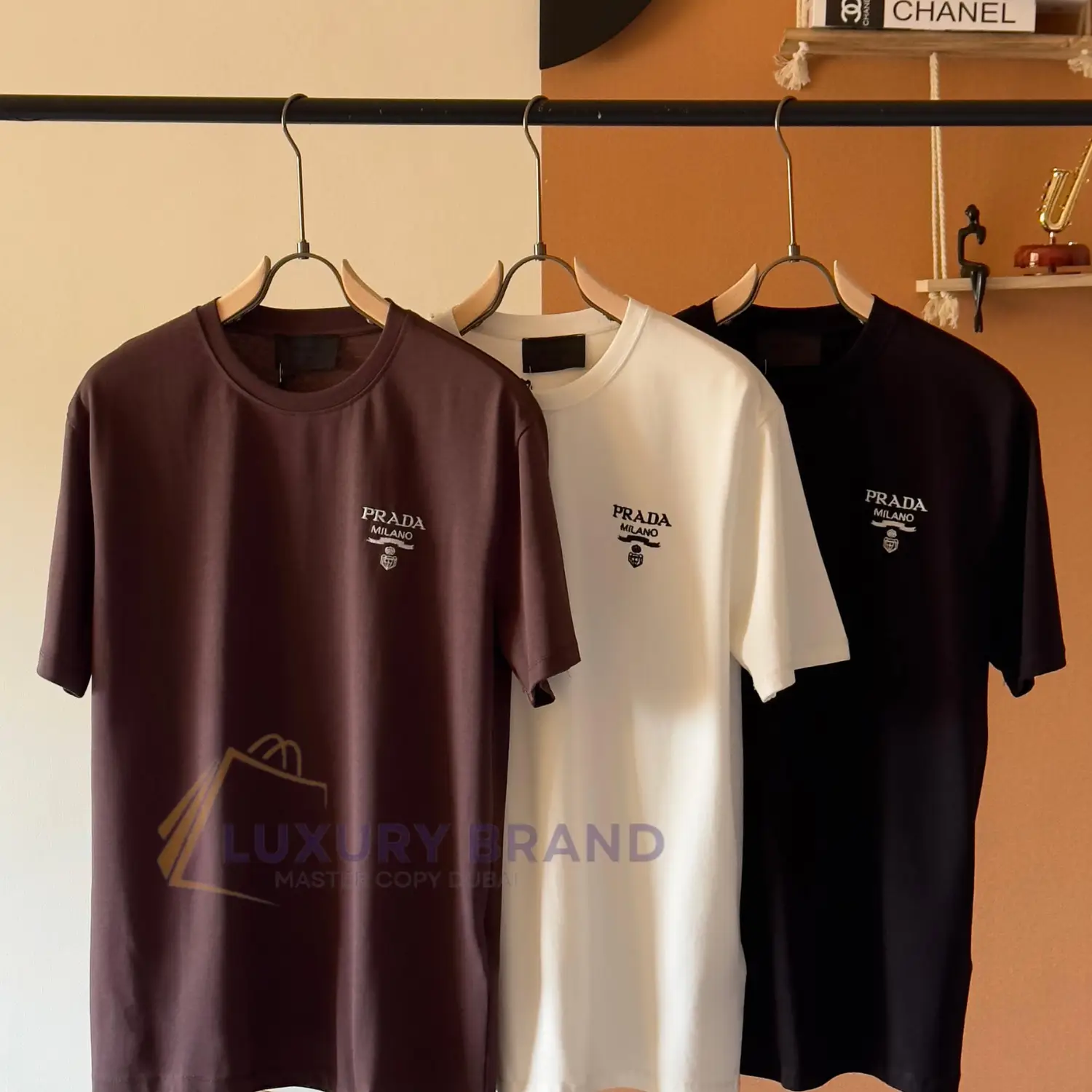 PRADA Logo Print T-Shirt PRADA Logo Print T-Shirt