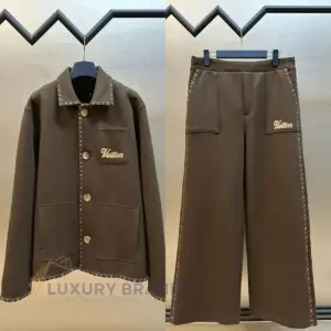 LOUIS VUITTON Embroidered Monogram Jacket