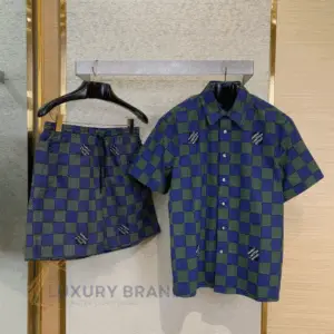 Louis Vuitton Denim Shorts Set