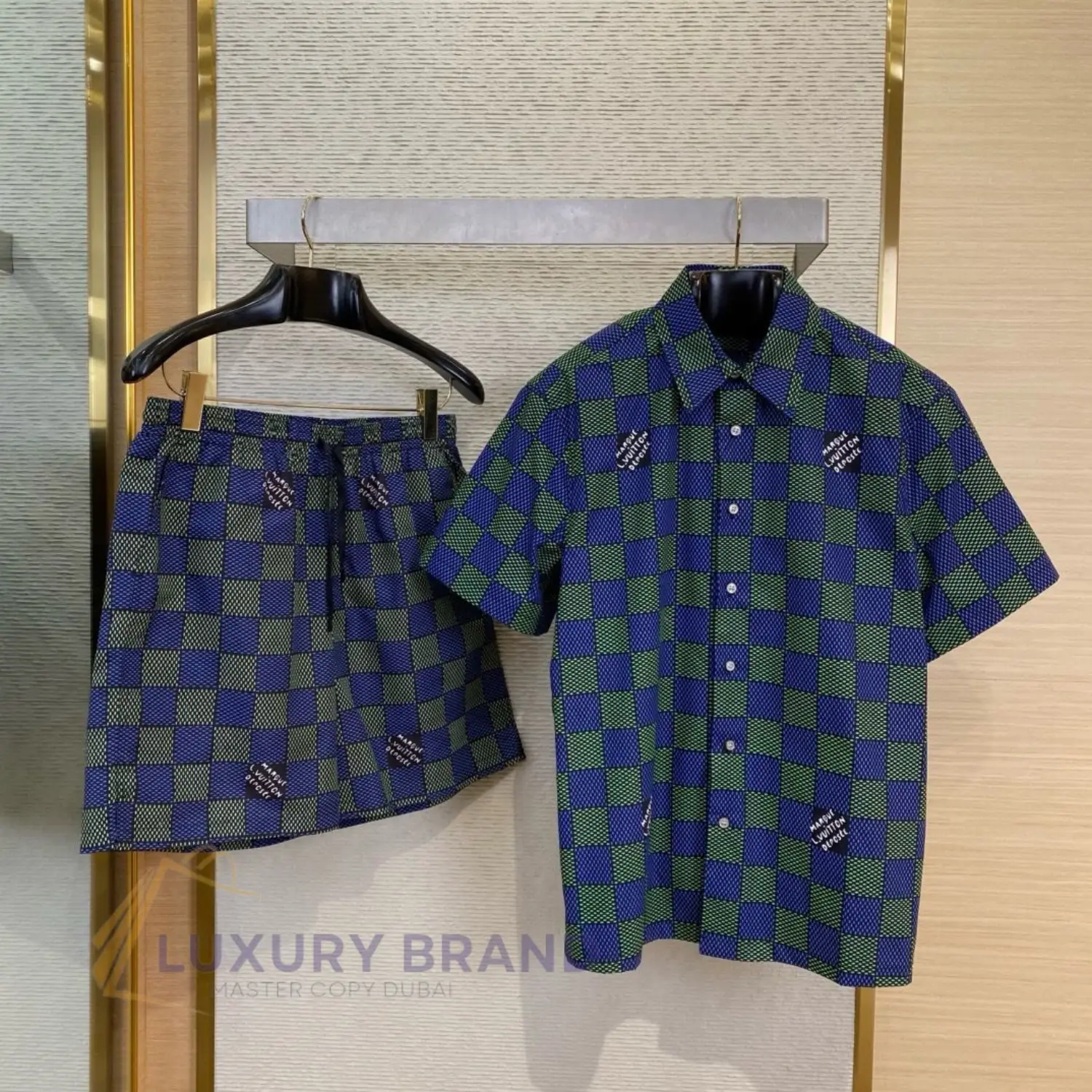 Louis Vuitton Denim Shorts Set Louis Vuitton Denim Shorts Set