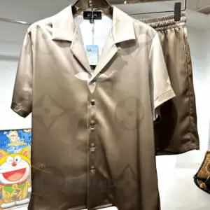 Louis Vuitton Embroidered Satin Shirt