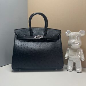 Design BIRKIN 25 VERT VERONE OSTRICH GHW - Dubai Fashion LUX