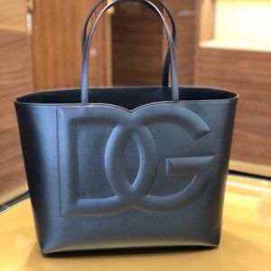 Design Black Leather Tote Bag - Dubai Fashion LUX
