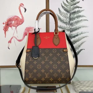 Design Calfskin Monogram Fold Tote PM Cerise - Dubai Fashion LUX