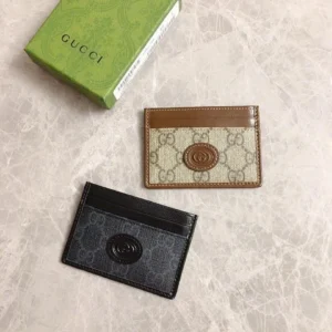 Design CARD CASE WITH INTERLOCKING G - Dubai Fashion LUX