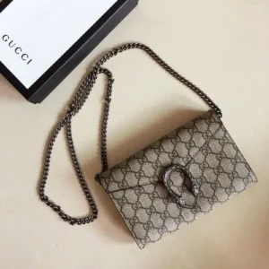 Design Dionysus GG Supreme Chain Wallet - Dubai Fashion LUX