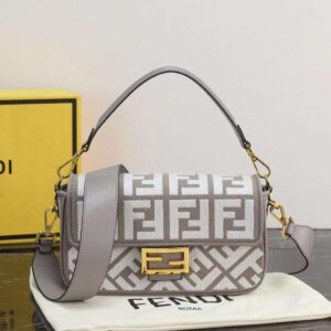 Design FF Jacquard Shoulder Bag - Dubai Fashion LUX