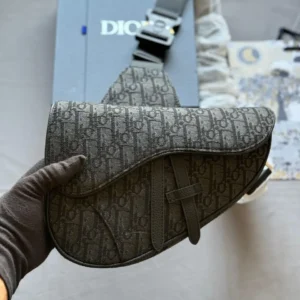 Design HANDBAGS saddle oblique monogrammed canvas - Dubai Fashion LUX