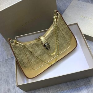 Design Leather Serpenti Baia Shoulder Bag - Dubai Fashion LUX