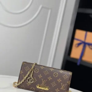 Design LV Lily Wallet On Chain Monogram Best Quality - Dubai Fashion LUX