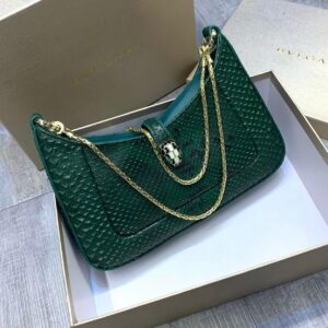 Design Serpenti Metallic Python Shoulder Bag - Dubai Fashion LUX