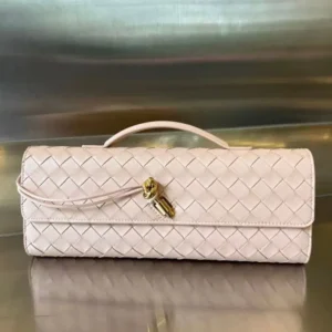 Design Women’s Minimalist Woven Genuine Leather Crossbody Baguette Handbags - Dubai Fashion LUX