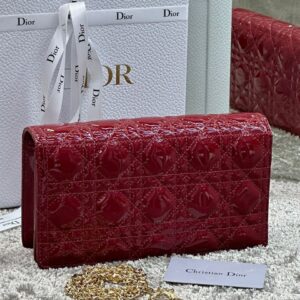 DIOR LADY POUCH Patent Leather Bag – Super Master Quality | Luxury Designer Pouch