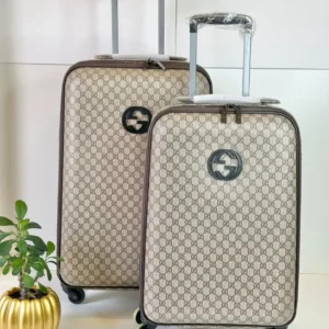 Gucci GG Supreme Rolling Luggage – Luxury Travel Bag with GG Canvas