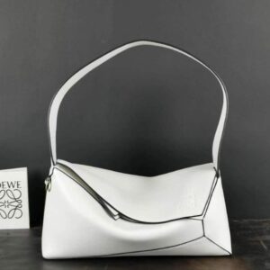 LOEWE Puzzle Hobo Bag - Super Master Quality Leather Shoulder Bag | Geometric Designer Bag