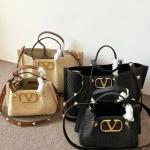 Medium Straw Summer Tote - Dubai Fashion LUX