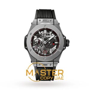 Replica Hublot Big Bang Men Automatic Black Rubber Watch 414.NI.1123.RX - copywatchesdubai.com