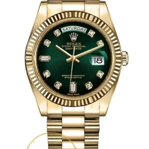 Rolex Day-Date 128238 36mm Yellow Gold Midsize Watch - copywatchesdubai.com