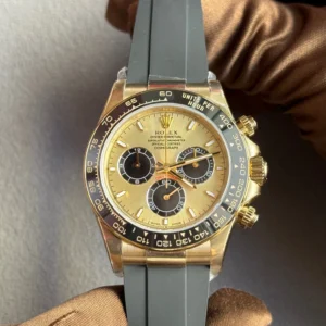 Rolex Daytona Pikachu Dial 126518LN Gold Oysterflex Mint - copywatchesdubai.com