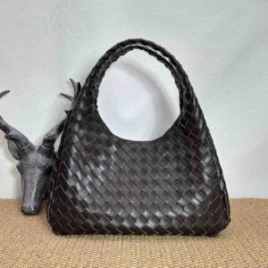 Buy BOTTEGA VENETA Campana Intrecciato Leather Shoulder Bag |Bags Dubai - Luxury Master Copy Dubai