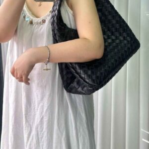 Buy BOTTEGA VENETA Campana Intrecciato Leather Shoulder Bag |Bags Dubai - Luxury Master Copy Dubai