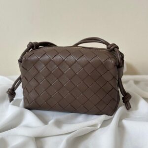 Buy Bottega Veneta Loop Camera Mini Brown Bag