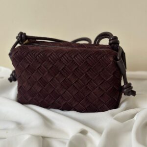 Buy Bottega Veneta Loop Camera Mini Dark Brown Bag