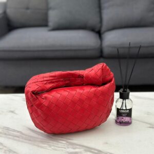 Buy Bottega Veneta Mini Jodie Red Intrecciato Leather Bag
