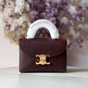Buy Celine Teen Nino Bag Deep Burgundy Calfskin | Dubai Luxury Items